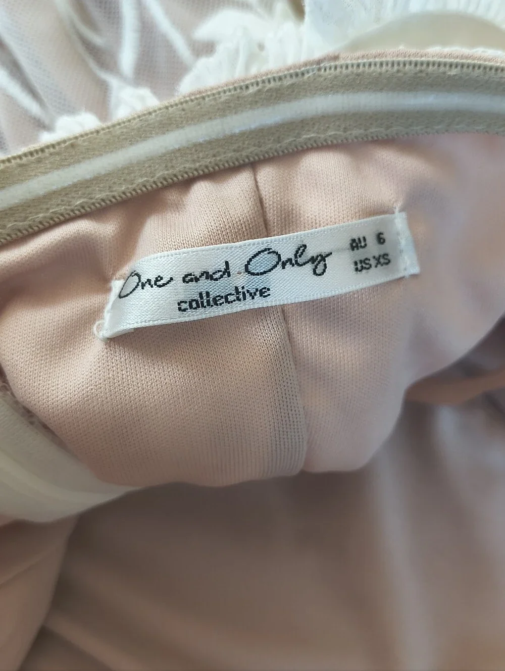 American Threads 20s Inspired Gatsby Vibe Off The Shoulder Dress | Size XS - Picture 4 of 5